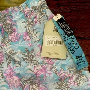 Spicy Tuna Mens Swim Trunks Size Large